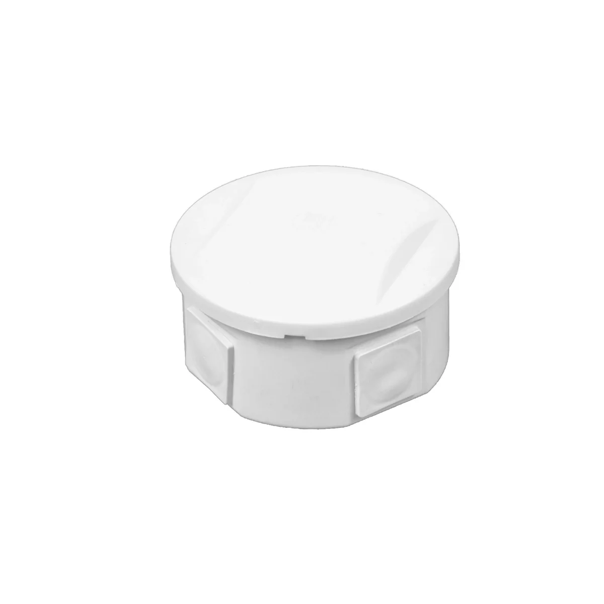 Puszka hermetyczna S-BOX 80x40, 4 dławiki, kwadratowa, biała, IP44 S-BOX 026B - obrazek 1