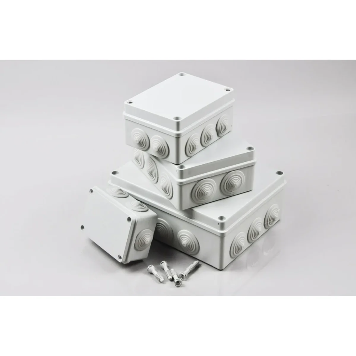 Puszka instalacyjna, 190x140x70mm z dławicami, IP 55 013.49 - obrazek 1