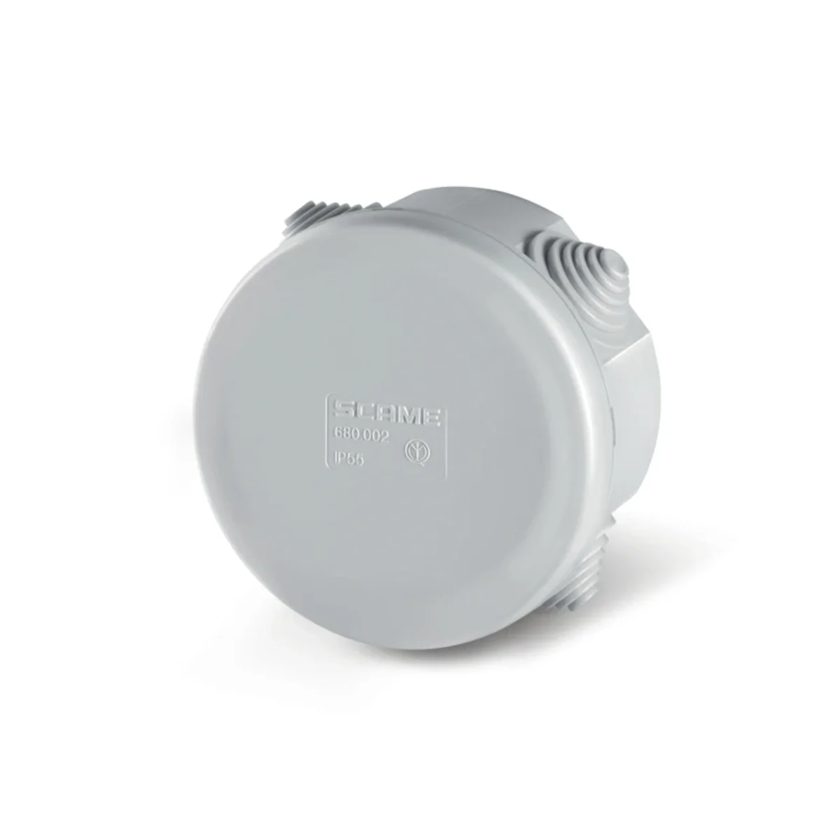 Puszka instalacyjna 80mm z dławnicami 680.002 - obrazek 1