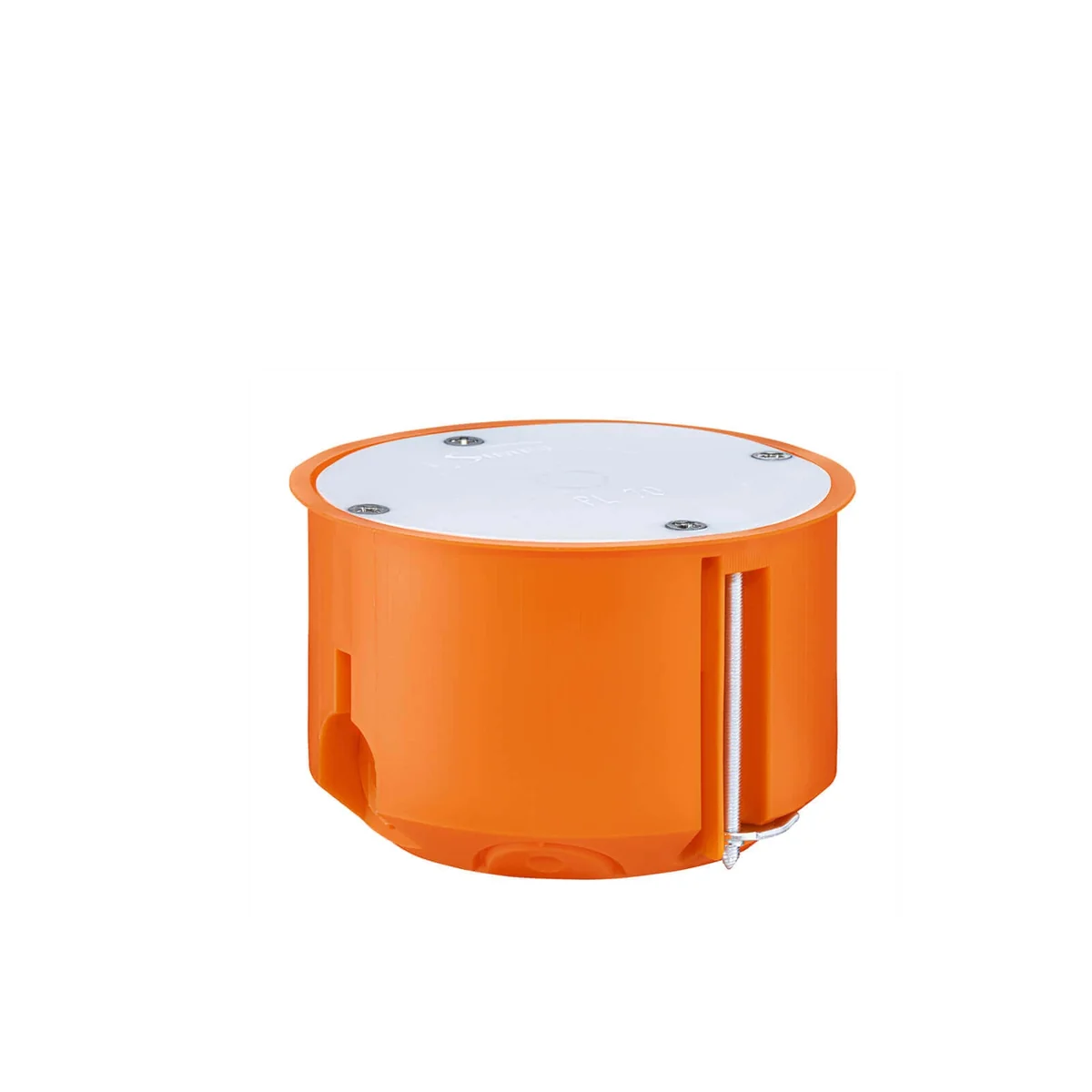 Puszka instalacyjna do pustych ścian z przykręcaną pokrywą wewnętrzną P70F fi70mm pomarańczowa 33242008 - obrazek 1