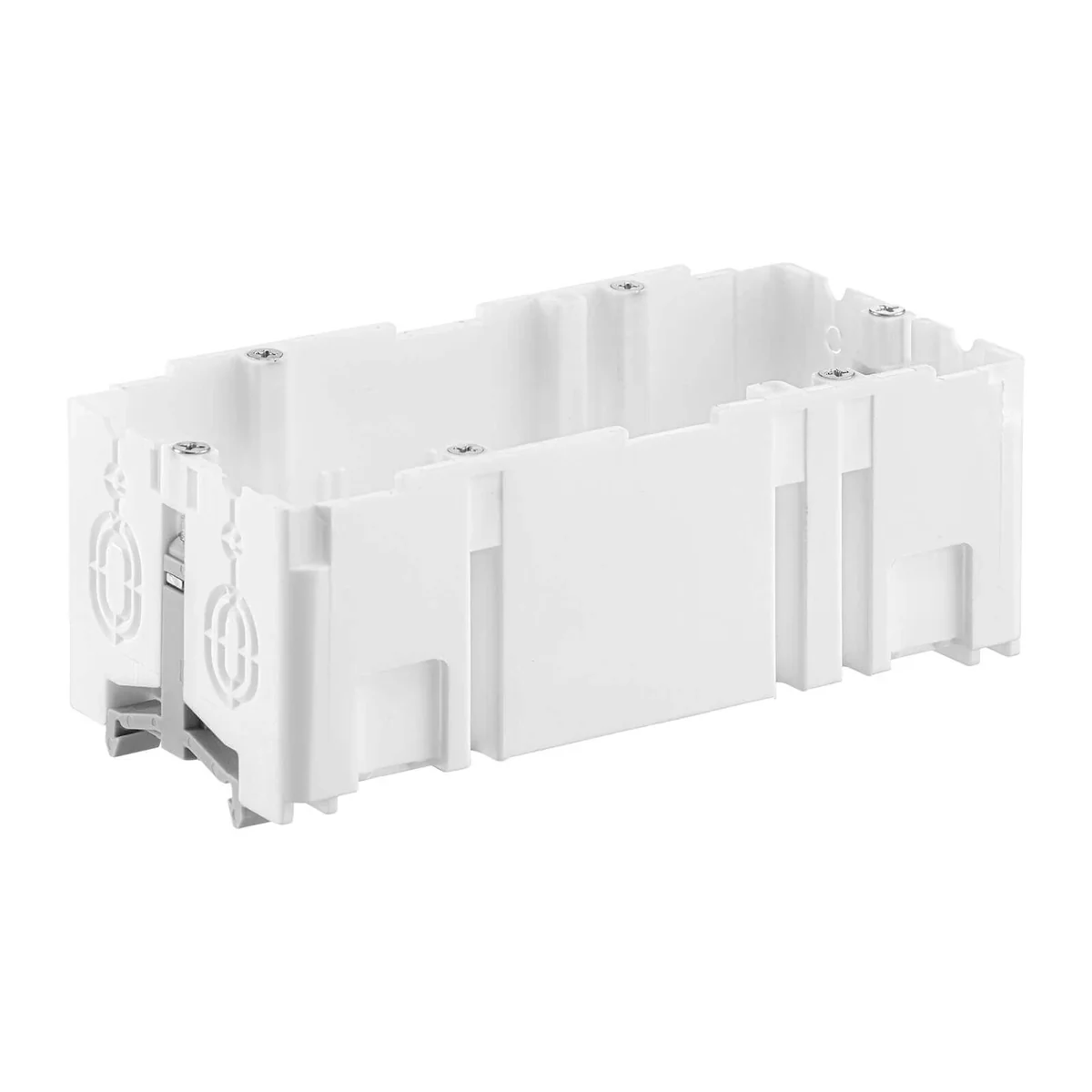 Puszka instalacyjna dwupolowa do kanałów elektroinstalacyjnych fi60mm 48x71x142mm biała 36071206 - obrazek 1