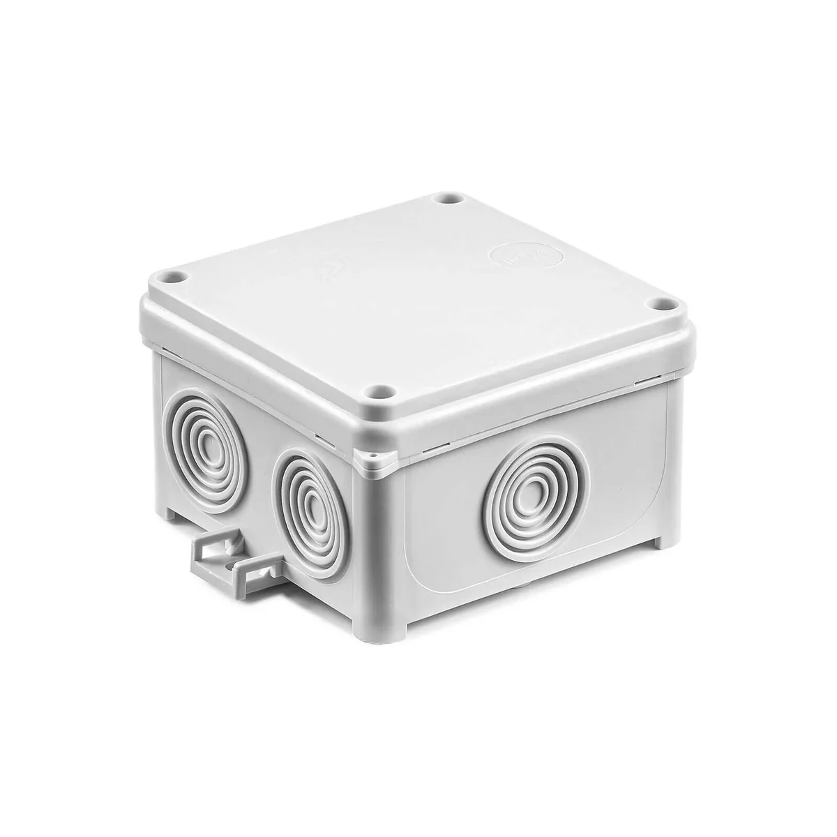 Puszka naścienna samozatrzaskowa 88x88x58mm IP54 szara 35210002 - obrazek 1