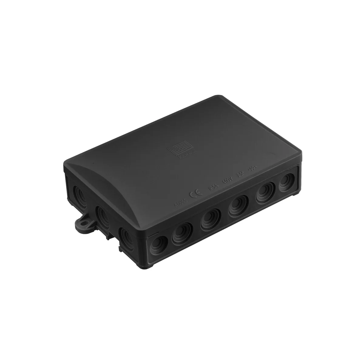 Puszka natynkowa 90x130 KLIK, hermetyczna, czarna, IP54 A.0065C - obrazek 1