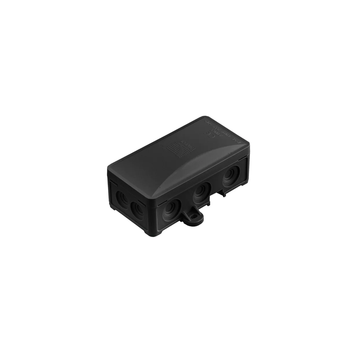Puszka natynkowa 90x45 KLIK, hermetyczna, czarna, IP54 A.0063C - obrazek 1