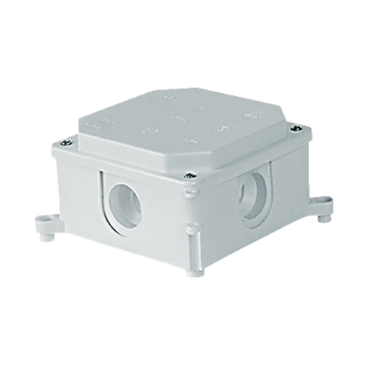 Puszka natynkowa dławicowana 103x103x60mm IP44 biała 83023006 - obrazek 1