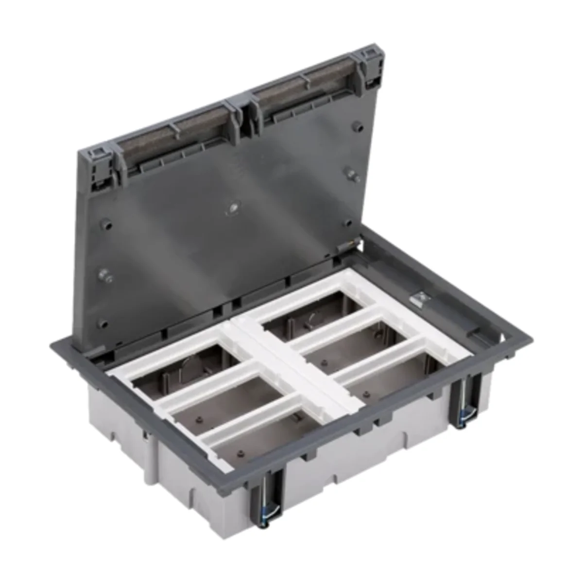 Puszka podłogowa S500 6-modułowa 12x K45 70mm szara 52050006-035 - obrazek 1