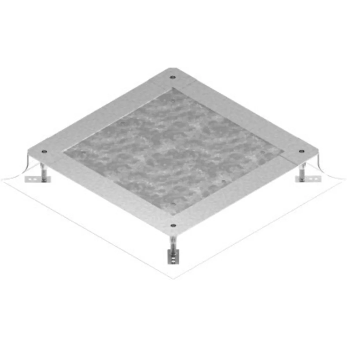 Puszka podłogowa standard, UDH Q2 70-130 255312 - obrazek 1