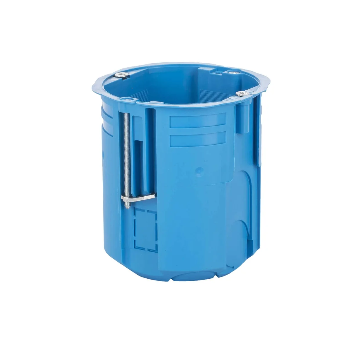 Puszka podtynkowa 60mm ekstragłęboka samogasnąca 80mm łączona za pomocą łącznika KG71 niebieska 32334203 - obrazek 1