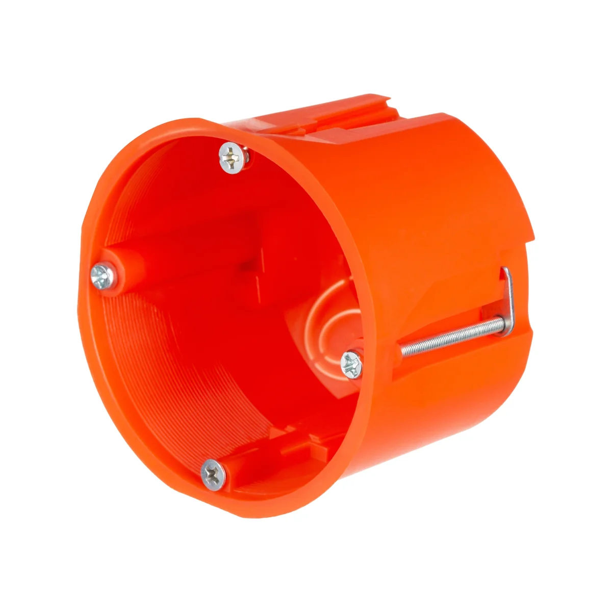 Puszka podtynkowa, 60mm, regips, głęboka, pomarańczowa, do ścian pustych 0220-00 - obrazek 1