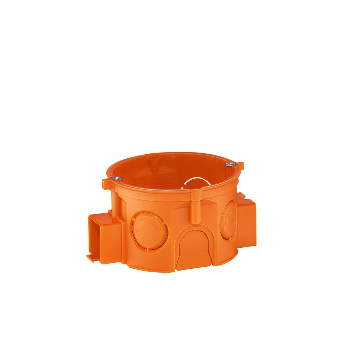Puszka podtynkowa szeregowa z wkrętami S60KFw fi60mm płytka pomarańczowa 33068008 - obrazek 1