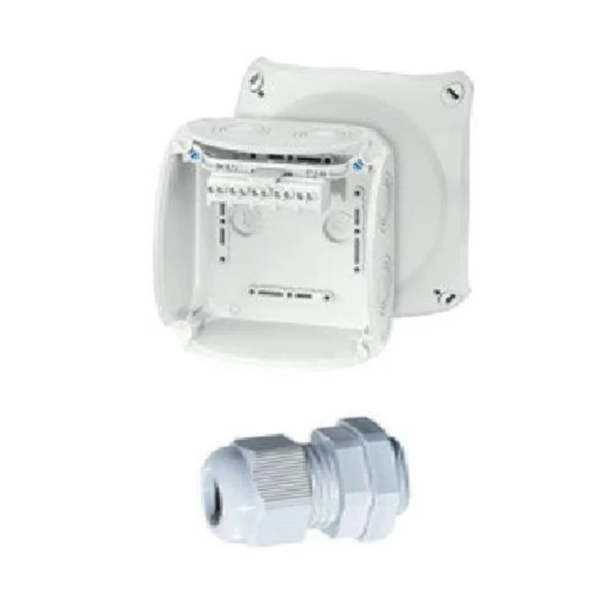 Puszka przyłączeniowa dla czujników rezystancyjnych NTC, PTC, Pt-100 w wersji 2-żyłowej i 3-żyłowej. KF 0402G NTC/PT - obrazek 1
