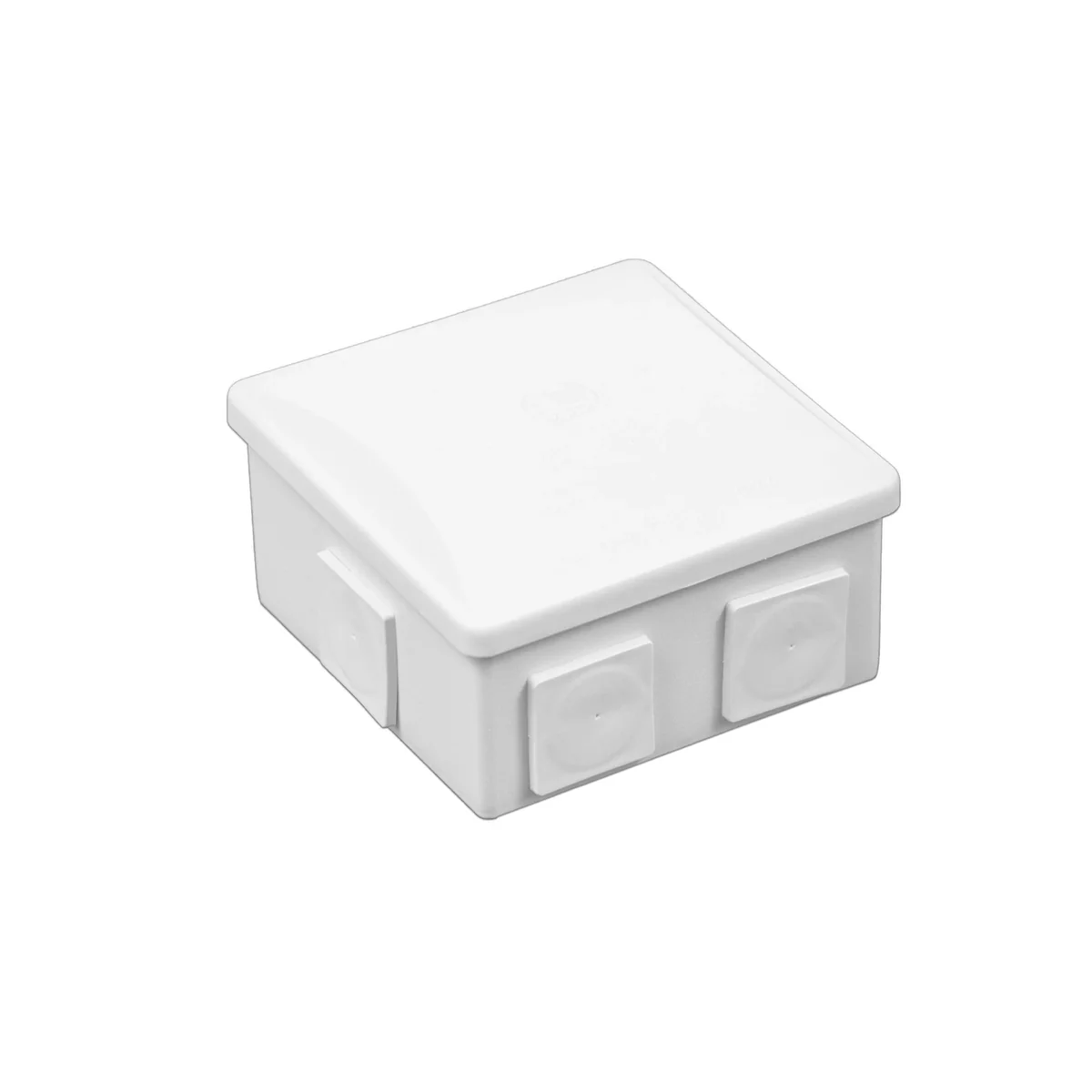 Puszka S - BOX 80x80x40 klik, 6 dławików, biała S-BOX 036B - obrazek 1