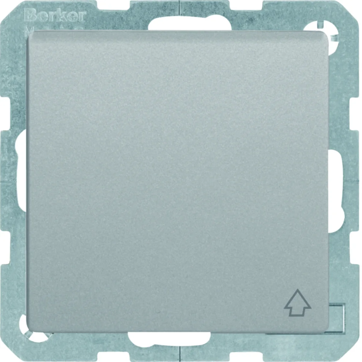 Q.1/Q.3 Gniazdo SCHUKO kompletne z pokrywą samozaciski aluminium 47516084 - obrazek 1