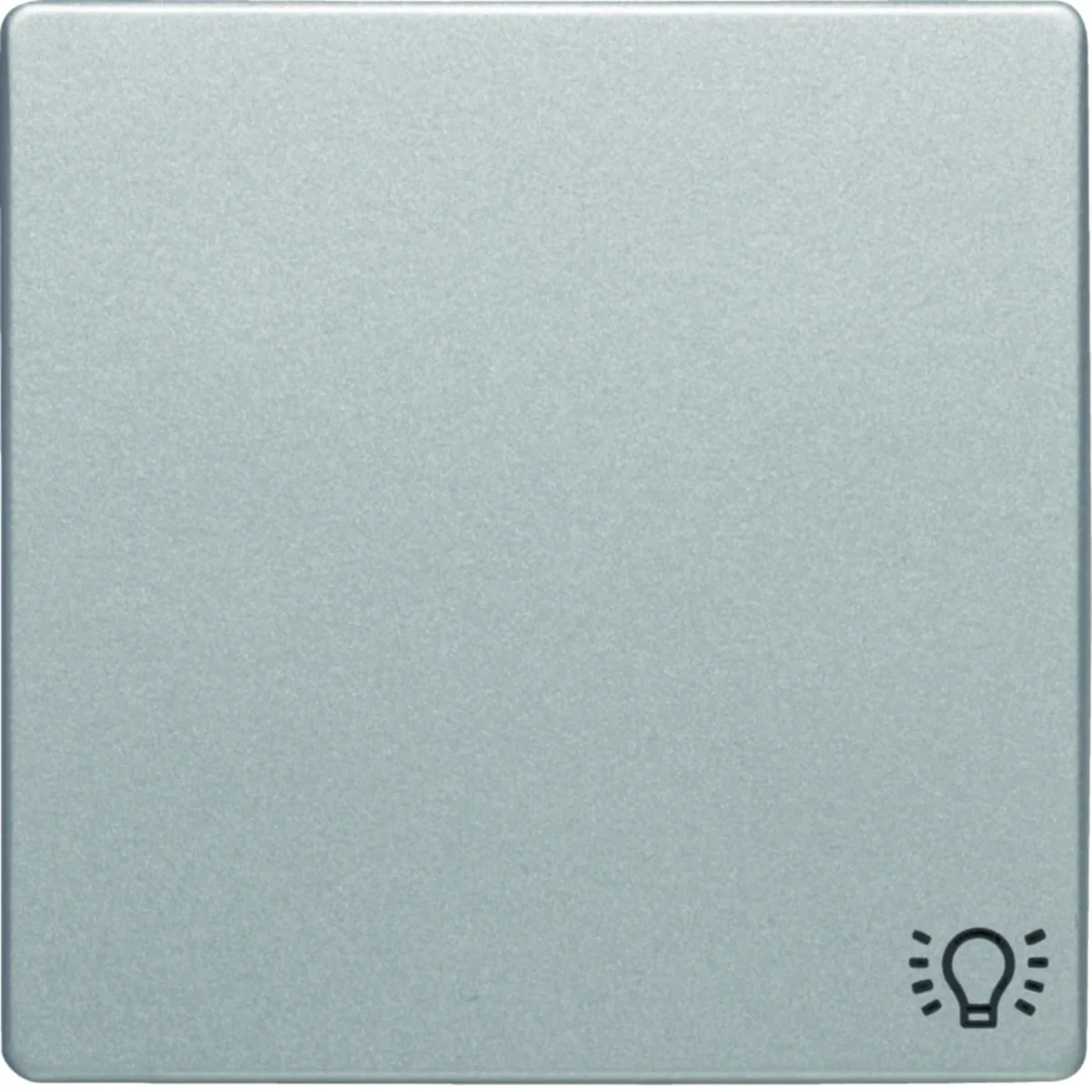 Q.1/Q.3 Klawisz z nadrukiem symbolu "światło" aluminium aksamitny lakierowany 16206044 - obrazek 1