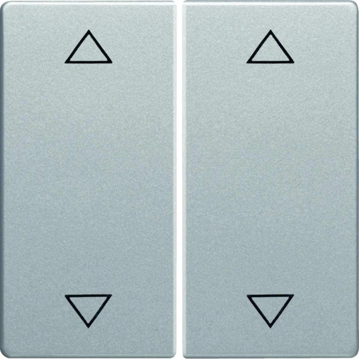 Q.1/Q.3 Klawisze z nadrukiem symbolu "strzałki" do łącznika 2-klawiszowego aluminium 16446084 - obrazek 1