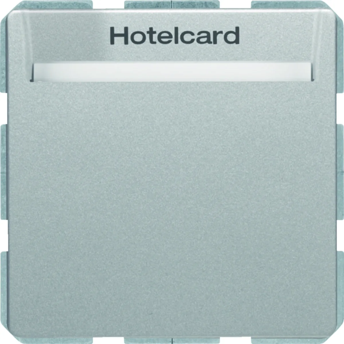 Q.1/Q.3 Łącznik przekaźnikowy na kartę hotelową aluminium aksamitny 16406094 - obrazek 1