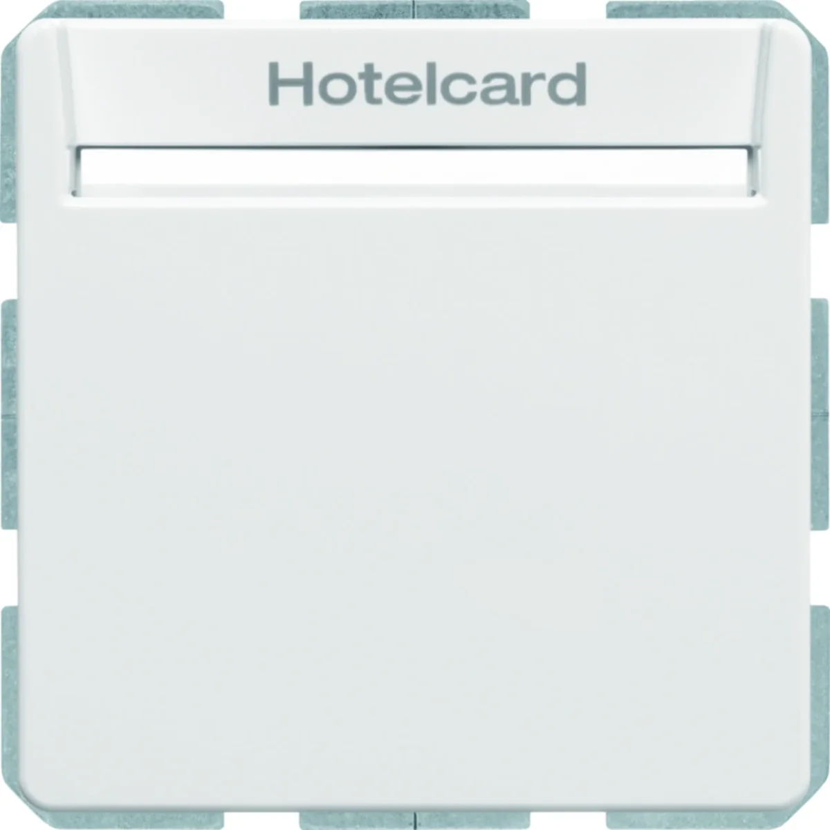 Q.1/Q.3 Łącznik przekaźnikowy na kartę hotelową biały aksamitny 16406099 - obrazek 1