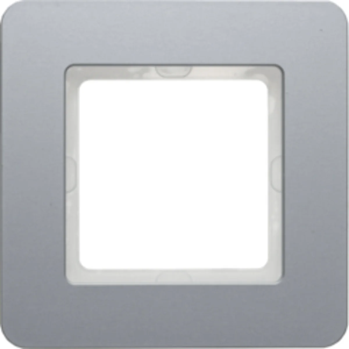Q.7 Ramka 1-krotna aluminium 10116074 - obrazek 1