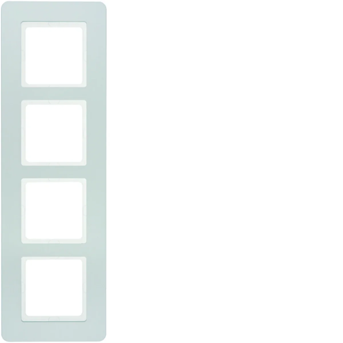 Q.7 Ramka 4-krotna aluminiowa aksamitna lakierowana 10146184 - obrazek 1