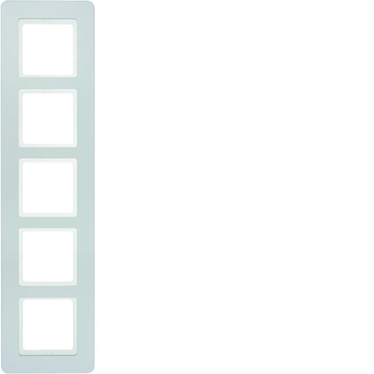 Q.7 Ramka 5-krotna aluminiowa aksamitna lakierowana 10156184 - obrazek 1