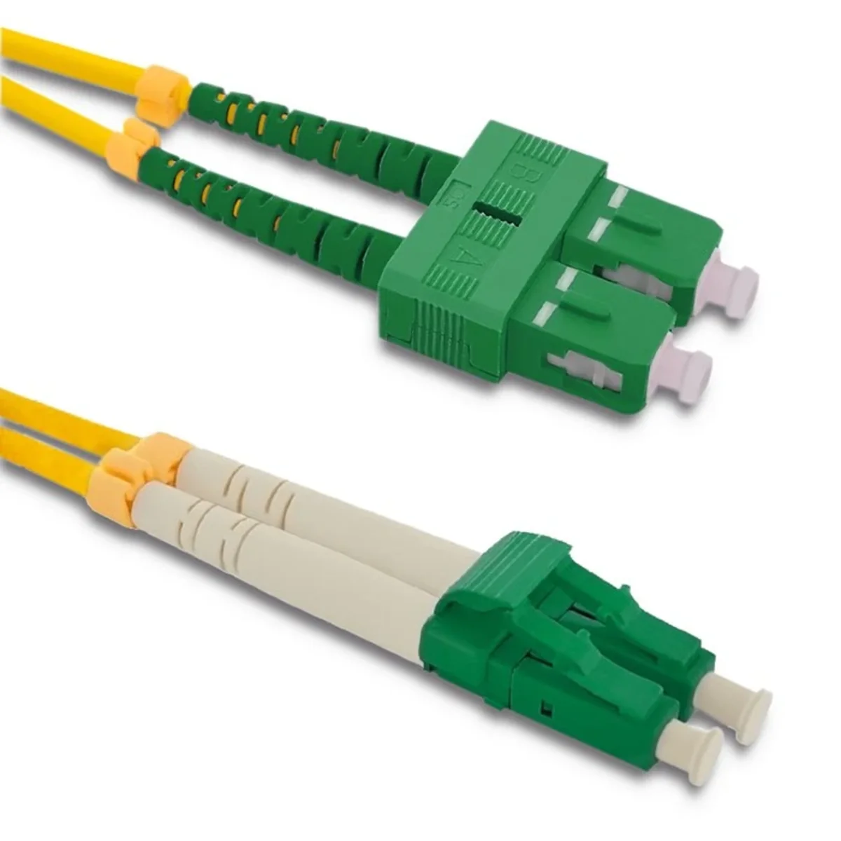 Qoltec Patchcord światłowodowy SC/APC - LC/APC | Singlemode | 9/125 | G652D | Duplex | 2m 54036 - obrazek 1