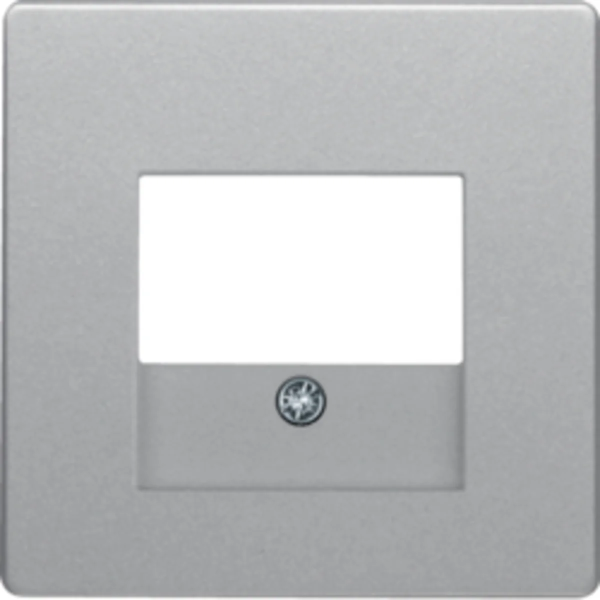Q.x Płytka czołowa do gniazda głośnikowego i ładowania USB aluminium 10336084 - obrazek 1