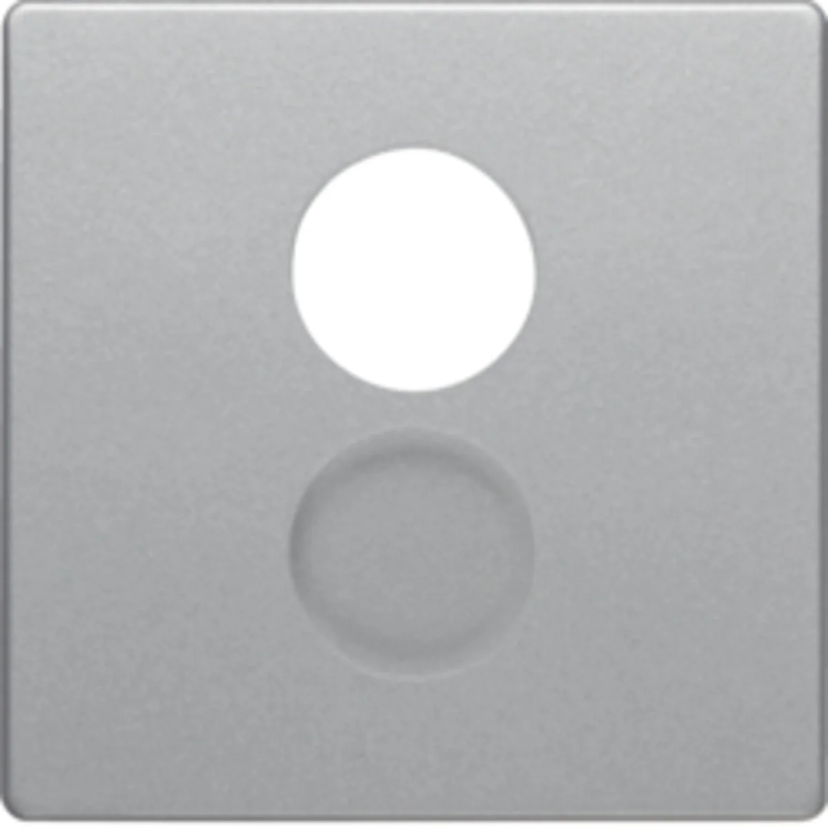Q.x Płytka czołowa do gniazda głośnikowego i przyłączy miniaturowych aluminium 11966084 - obrazek 1