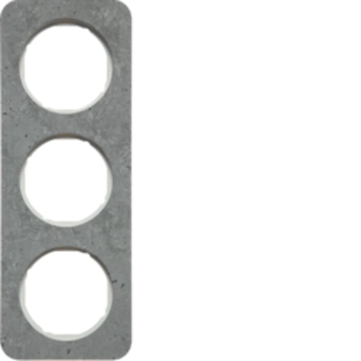 R.1 Ramka 3-krotna beton/biały 10132379 - obrazek 1