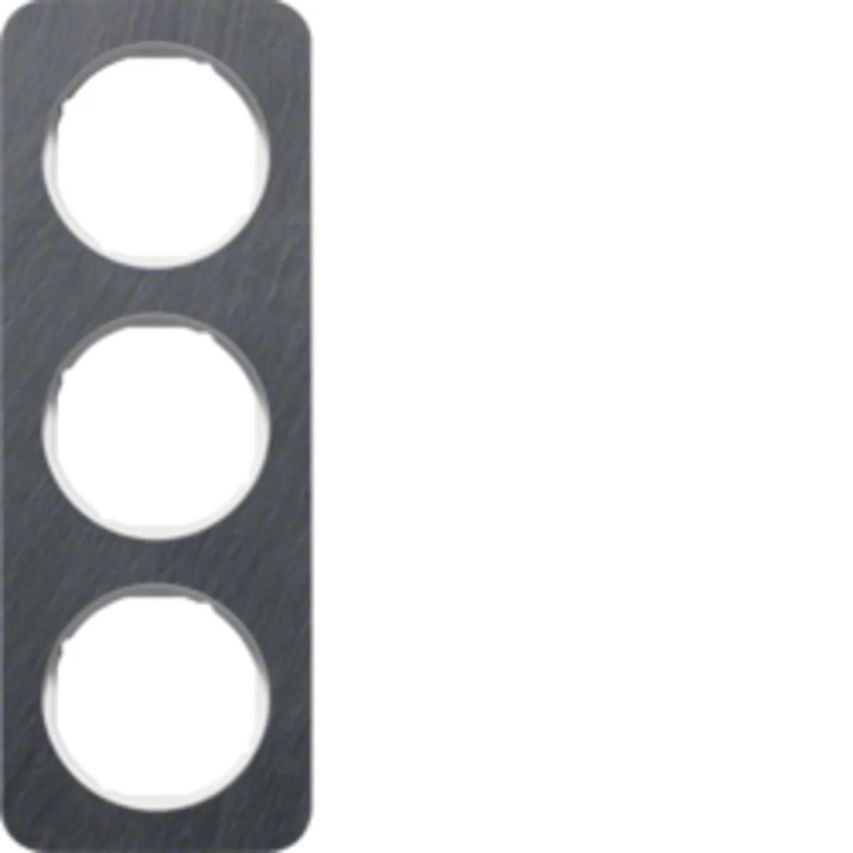 R.1 Ramka 3-krotna łupek/biały 10132389 - obrazek 1