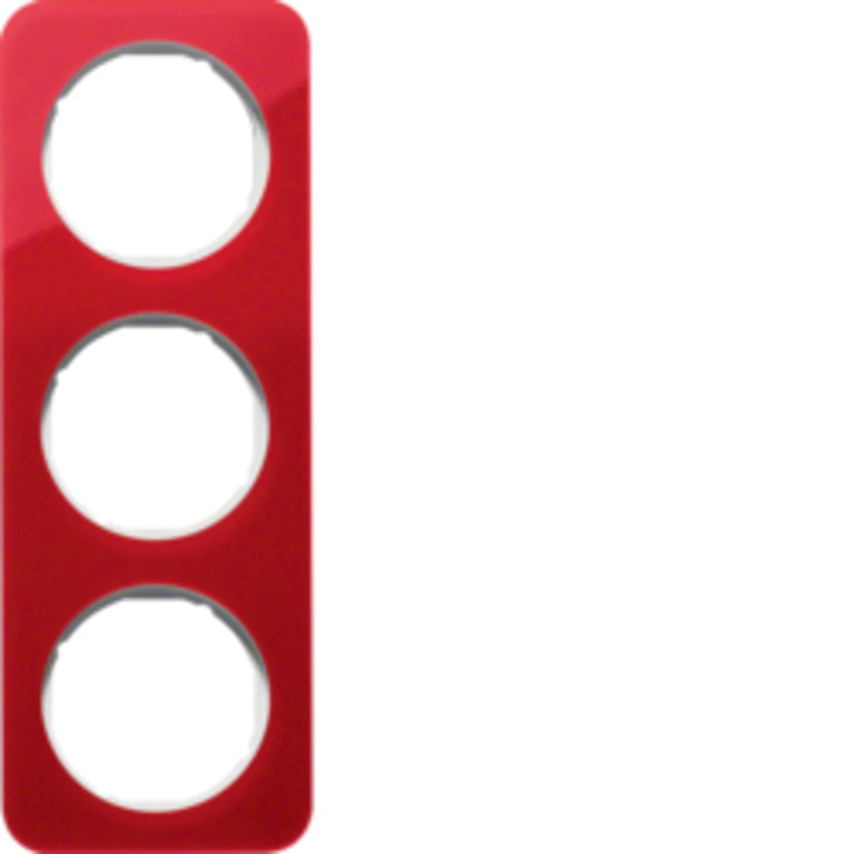 R.1 Ramka 3-krotna przezroczysta akryl czerwony/biały 10132349 - obrazek 1