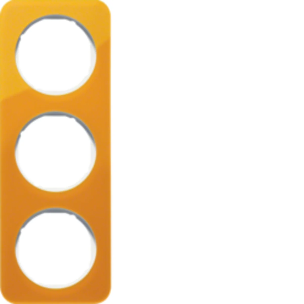 R.1 Ramka 3-krotna przezroczysta akryl pomarańczowy/biały 10132339 - obrazek 1