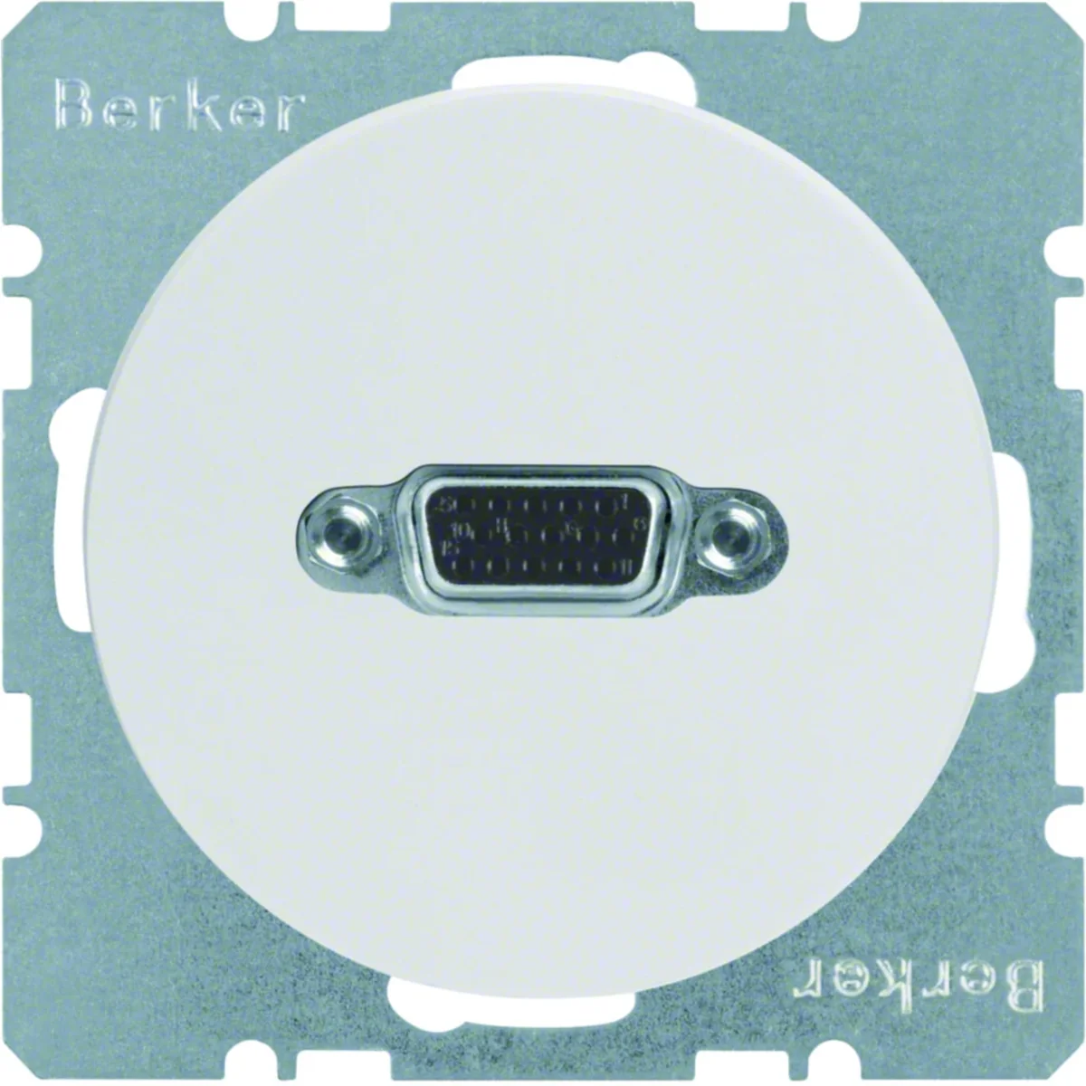 R.1/R.3 Gniazdo VGA z zaciskami śrubowymi białe połysk 3315412089 - obrazek 1
