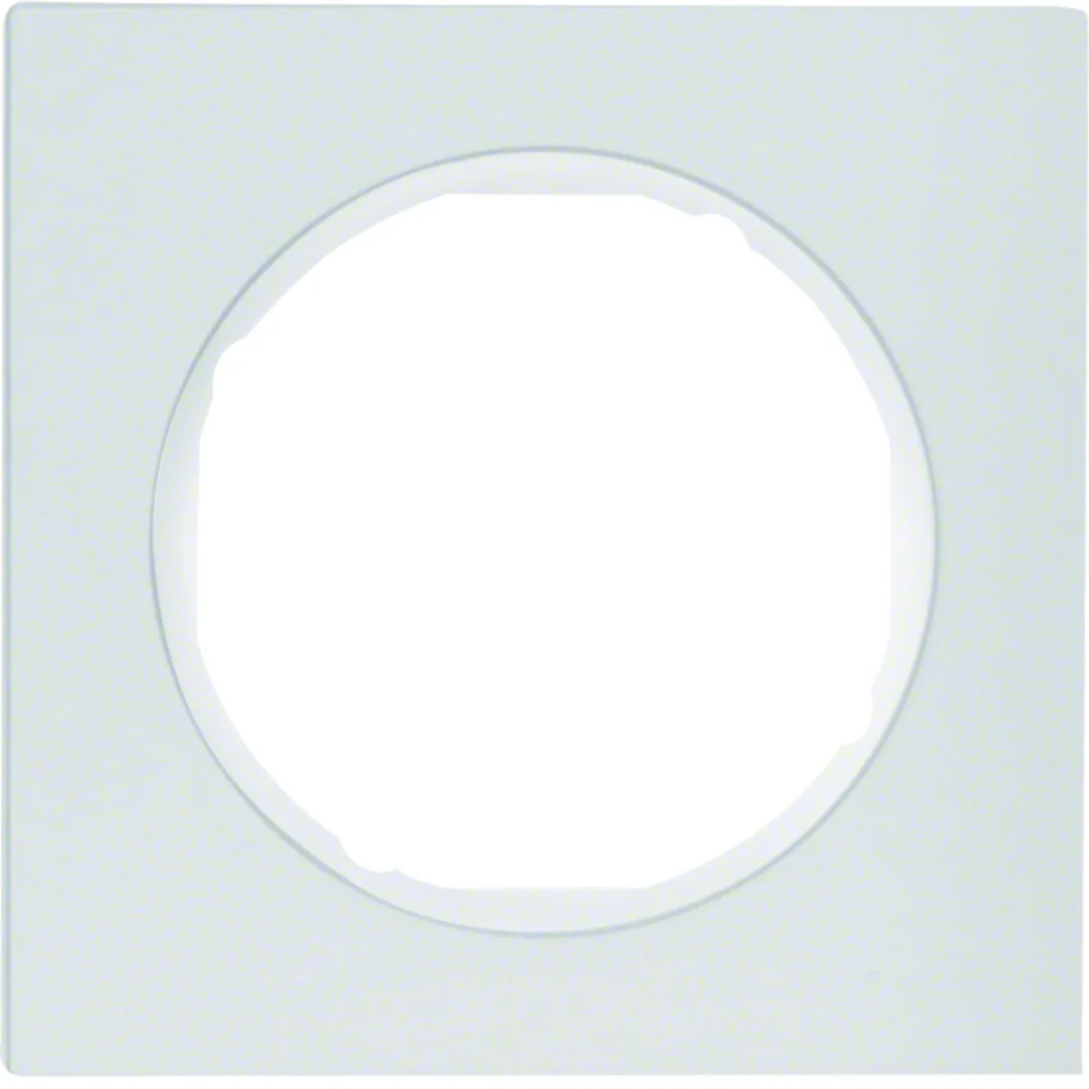 R.3 Ramka 1-krotna aluminium/biała 10112274 - obrazek 1