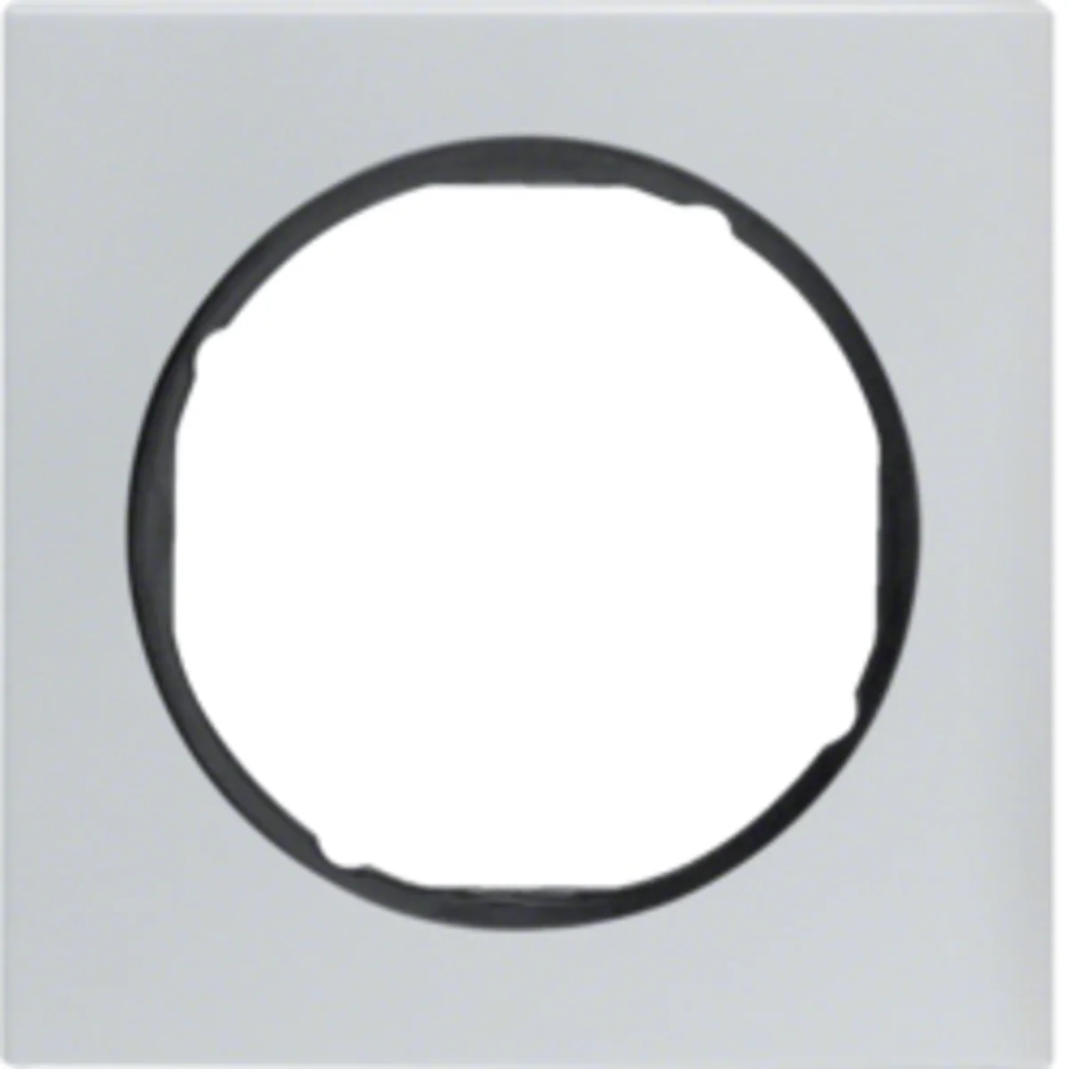 R.3 Ramka 1-krotna aluminium/czarny 10112284 - obrazek 1