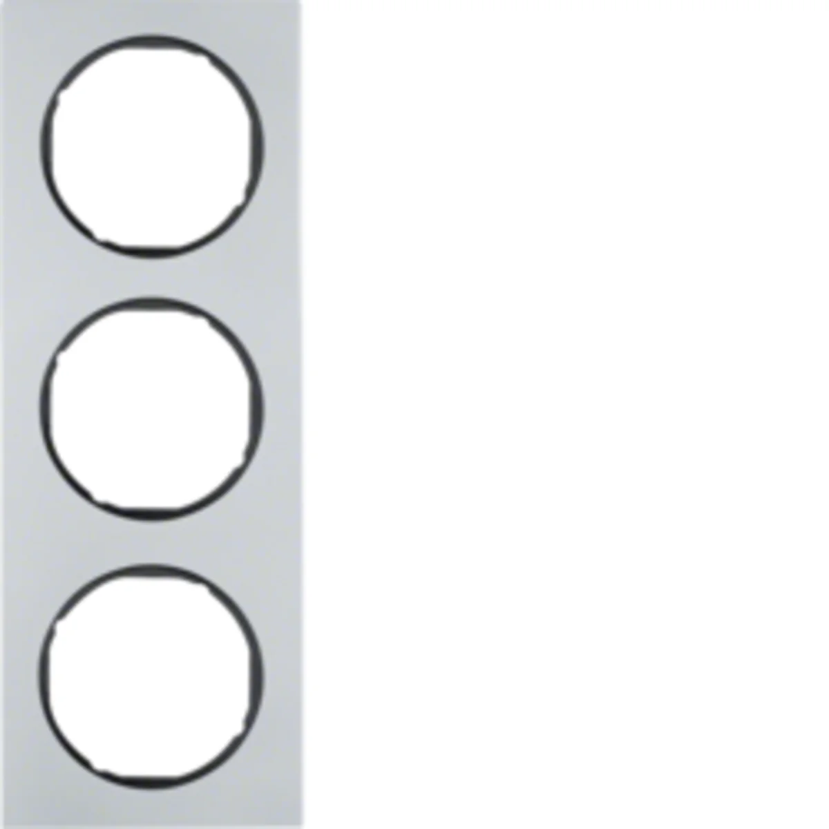 R.3 Ramka 3-krotna aluminium/czarny 10132284 - obrazek 1