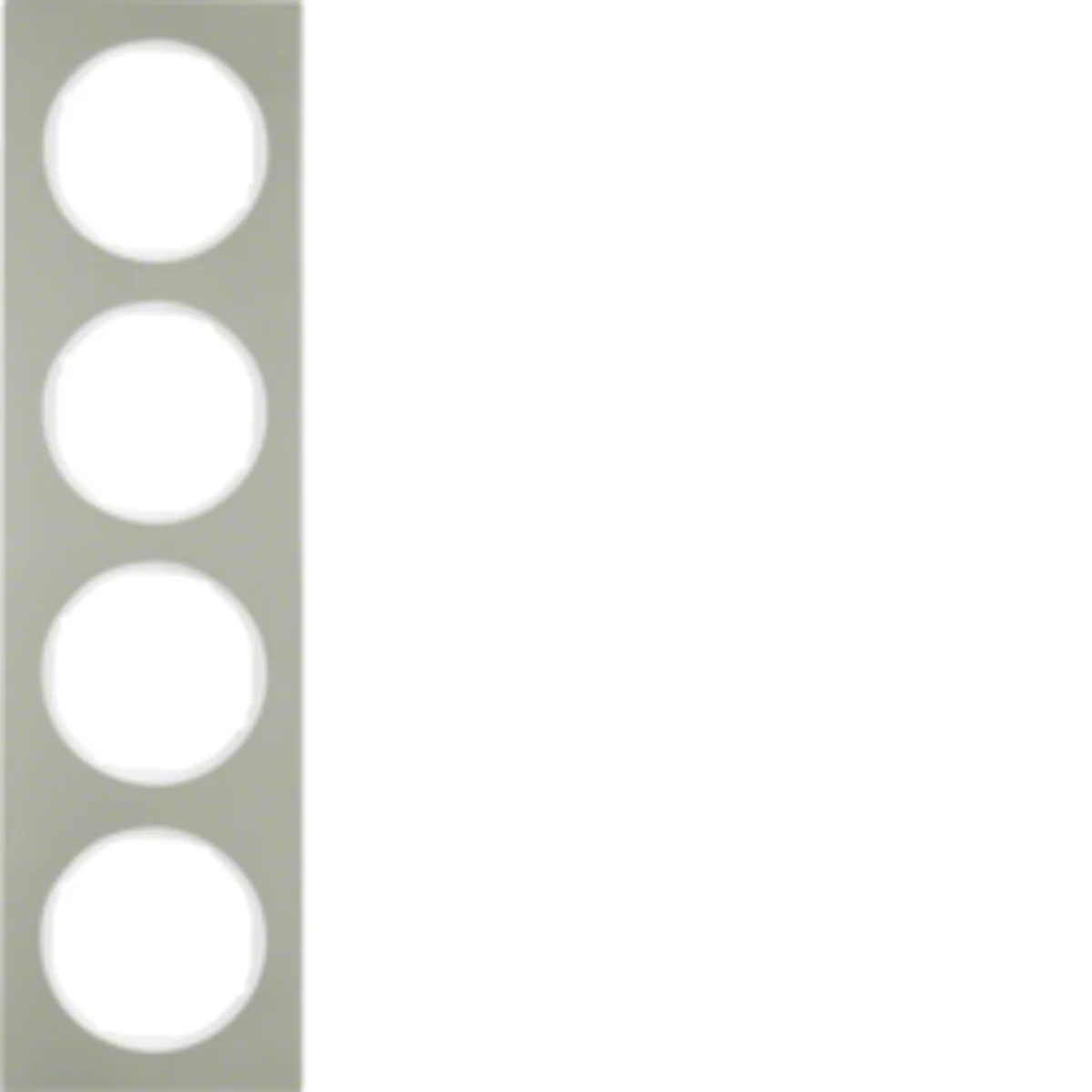 R.3 Ramka 4-krotna stal szlachetna/biały 10142214 - obrazek 1