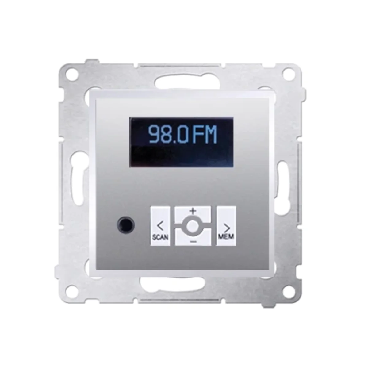 Radio cyfrowe z wyświetlaczem (moduł) srebrny (metalik) D75252.01/43 - obrazek 1