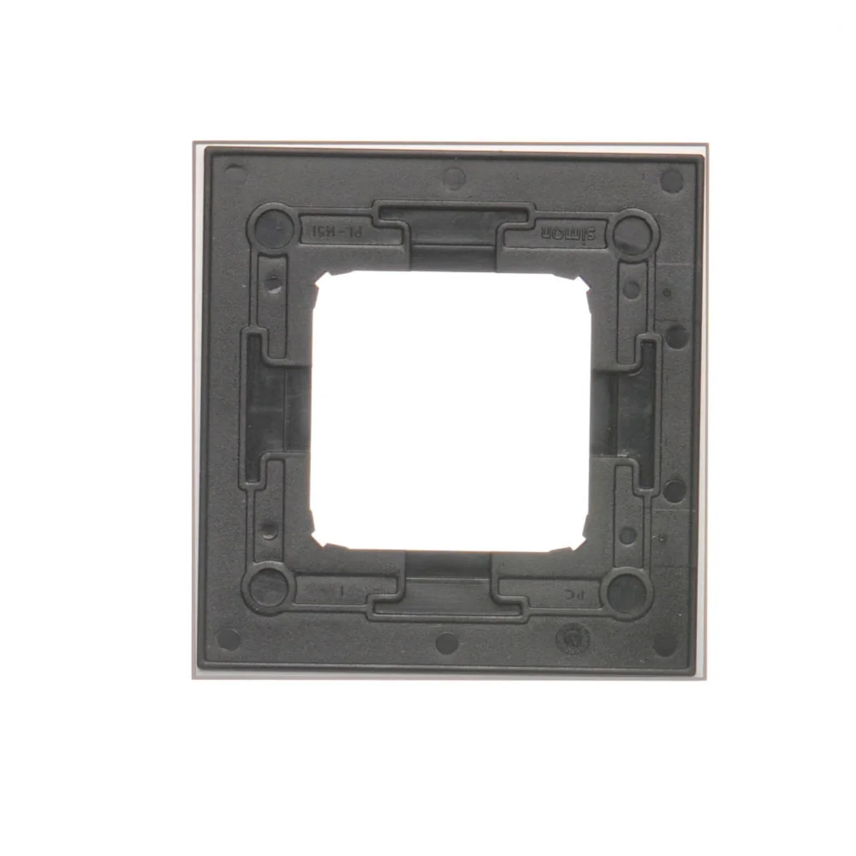 Ramka 1-krotna Nature-Metal INOX YANG IP20/IP44 DRN1/76 - obrazek 1