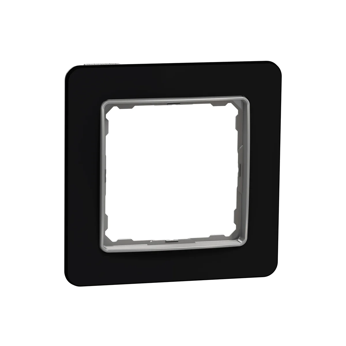 Ramka 1-krotna, Sedna Elements, szkło czarne SDD361801 - obrazek 1