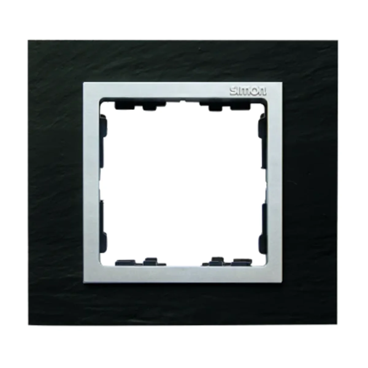 Ramka 1x łupek / ramka pośrednia aluminum mat 82917-63 - obrazek 1