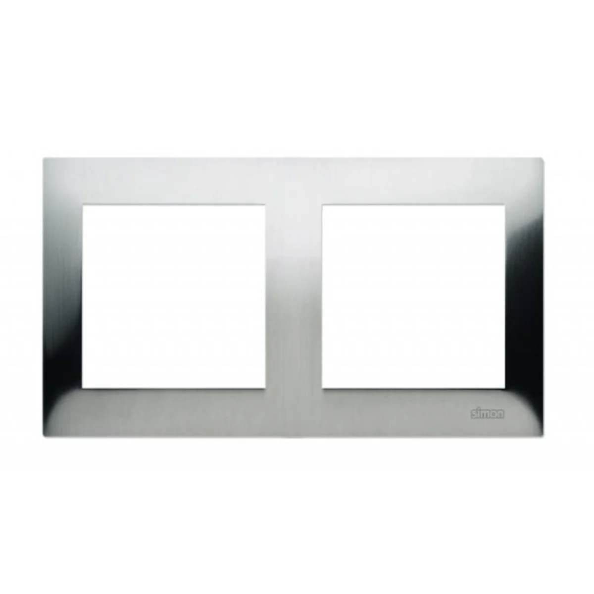 Ramka 2-krotna uniwersalna IP20 / IP44, inox DR2/61 - obrazek 1