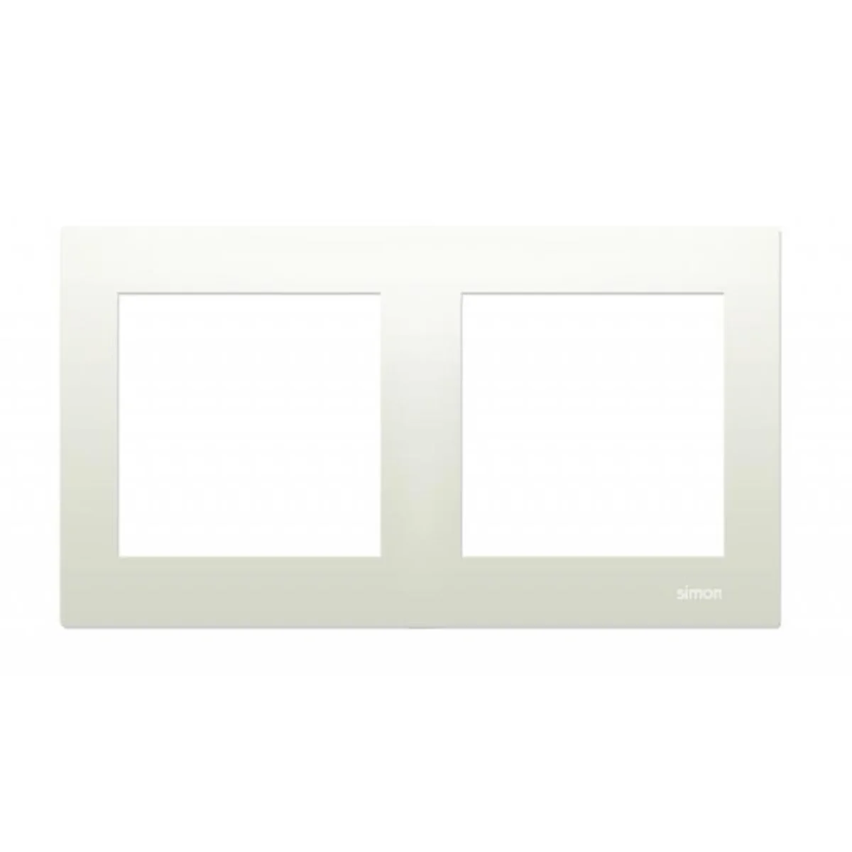 Ramka 2-krotna uniwersalna IP20 / IP44, krem DR2/41 - obrazek 1