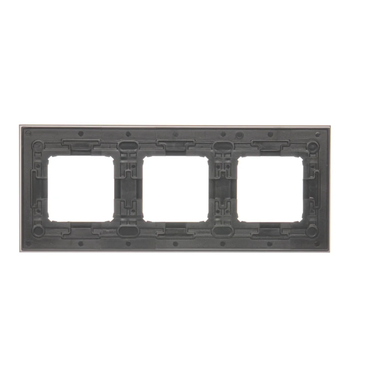 Ramka 3-krotna Nature-Metal INOX YANG IP20/IP44 DRN3/76 - obrazek 1