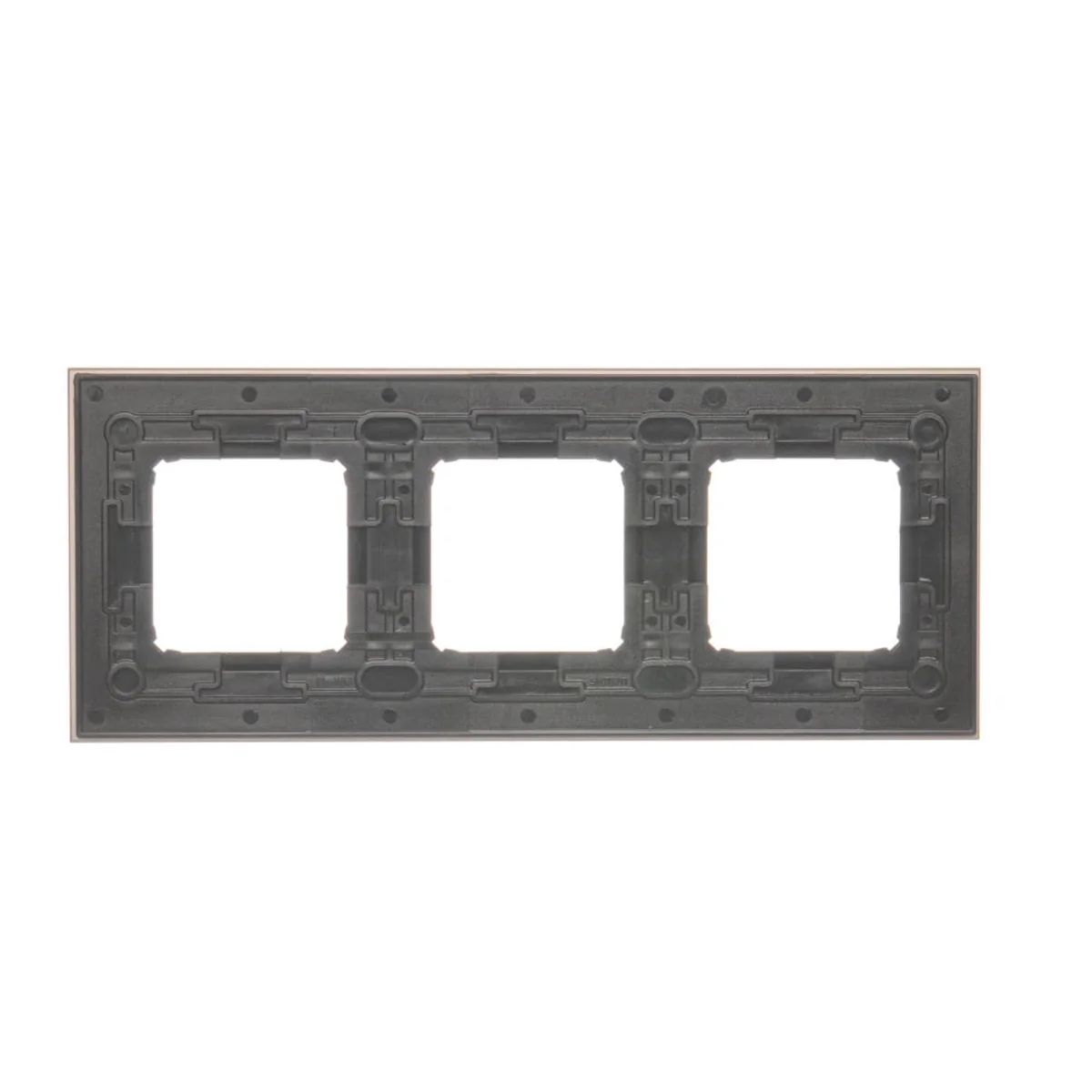 Ramka 3-krotna Nature-Metal SATYNOWY MROK IP20/IP44 DRN3/80 - obrazek 1