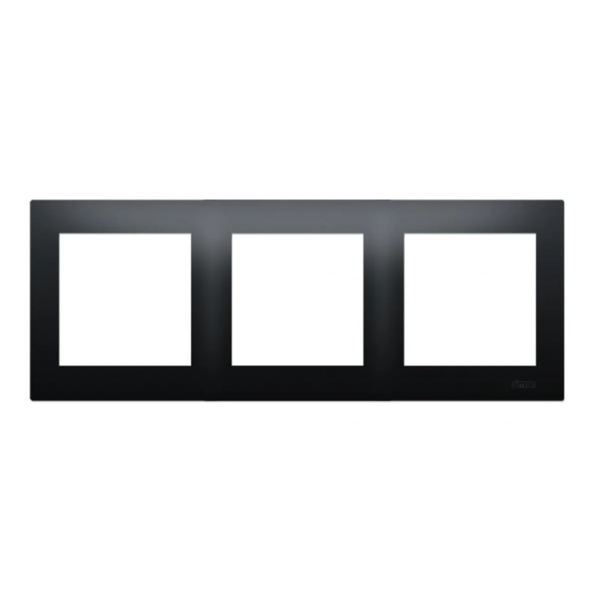 Ramka 3-krotna uniwersalna IP20 / IP44, antracyt (metalik) DR3/48 - obrazek 1
