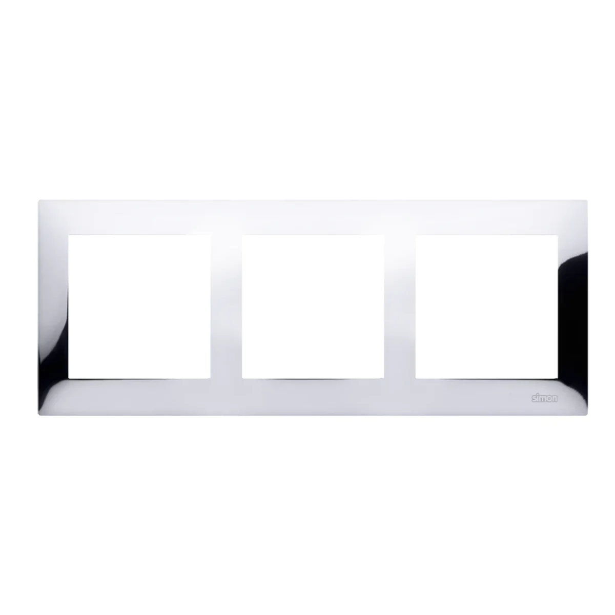 Ramka 3-krotna uniwersalna IP20 / IP44, chrom DR3/63 - obrazek 1