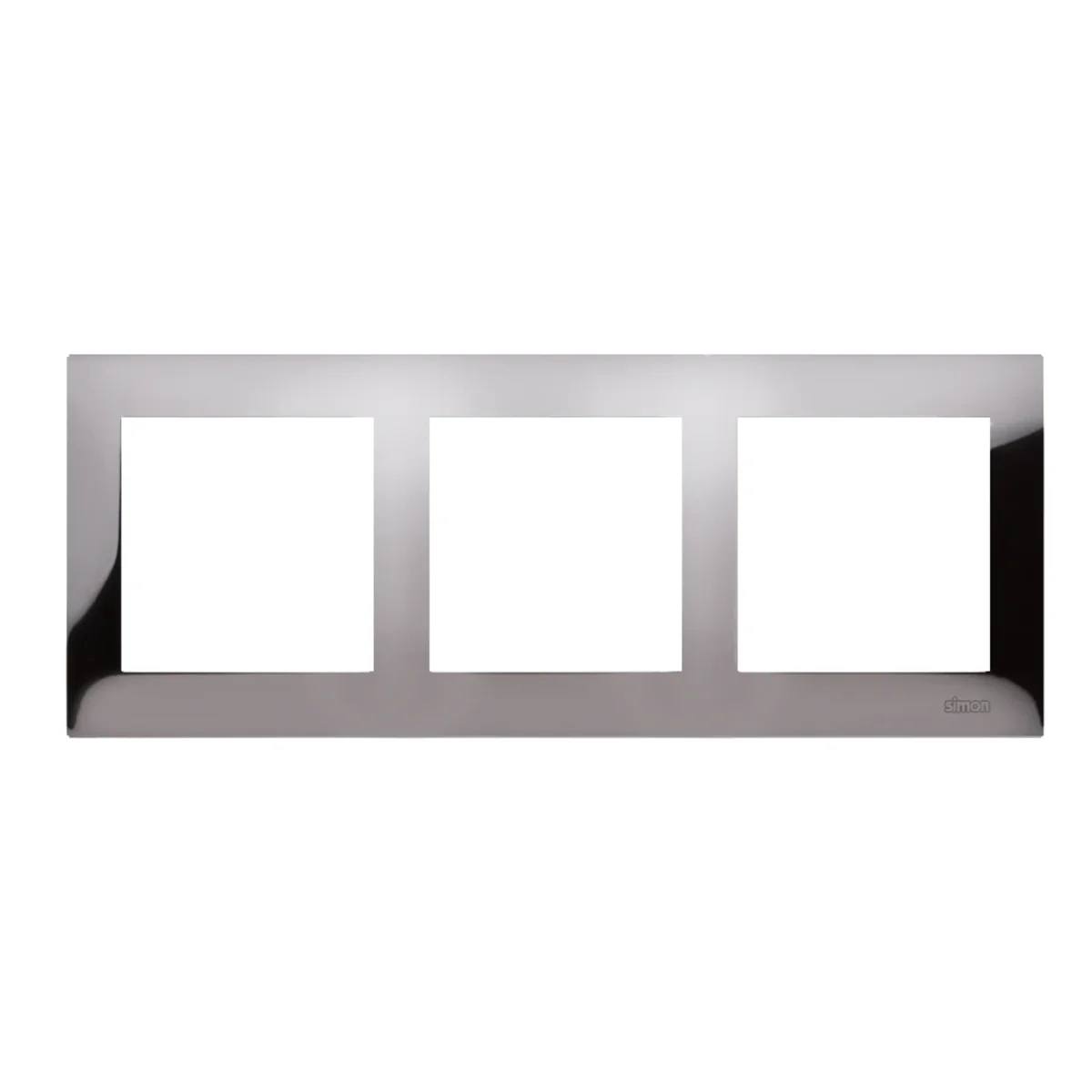 Ramka 3-krotna uniwersalna IP20 / IP44, ciemna stal DR3/67 - obrazek 1