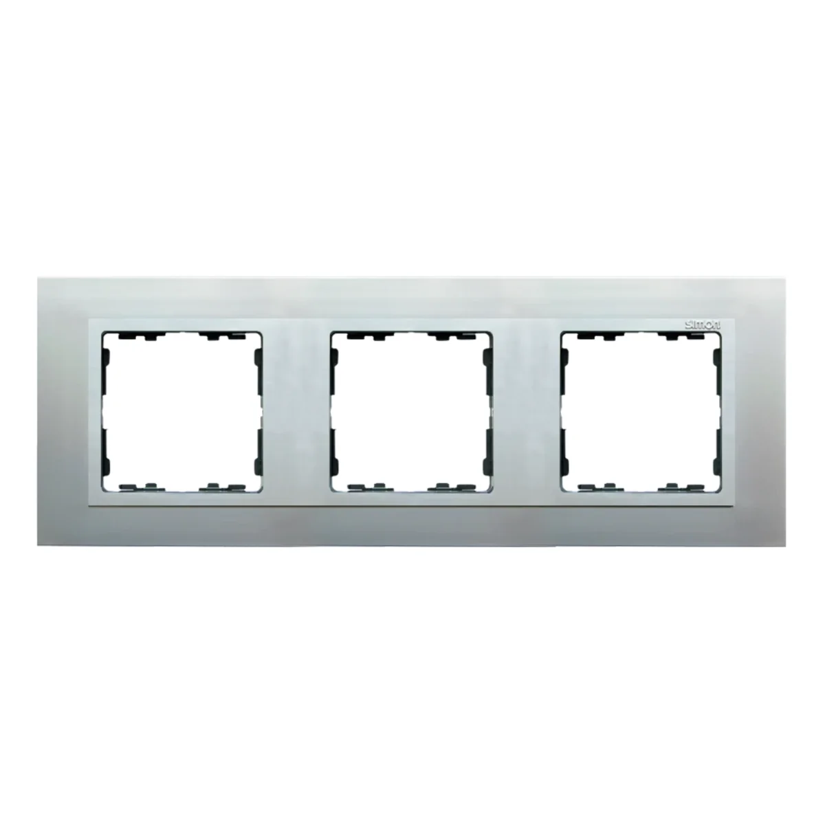 Ramka 3x aluminium / ramka pośrednia aluminium mat 82937-33 - obrazek 1