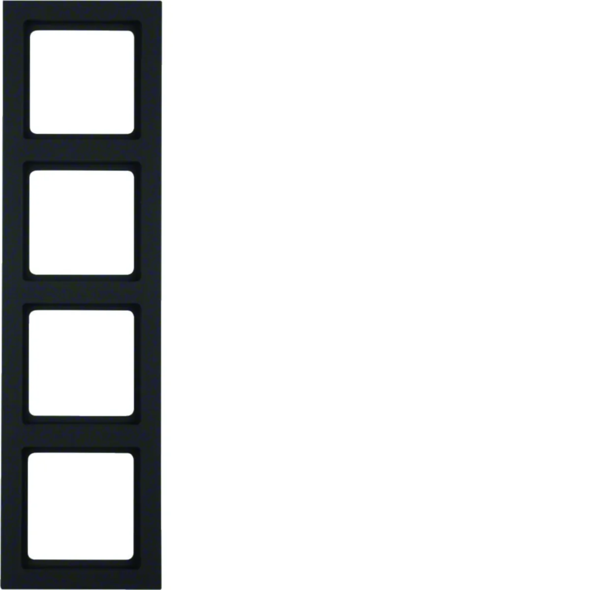 Ramka 4-krotna antracyt, aksamit, Q.3 10146096 - obrazek 1
