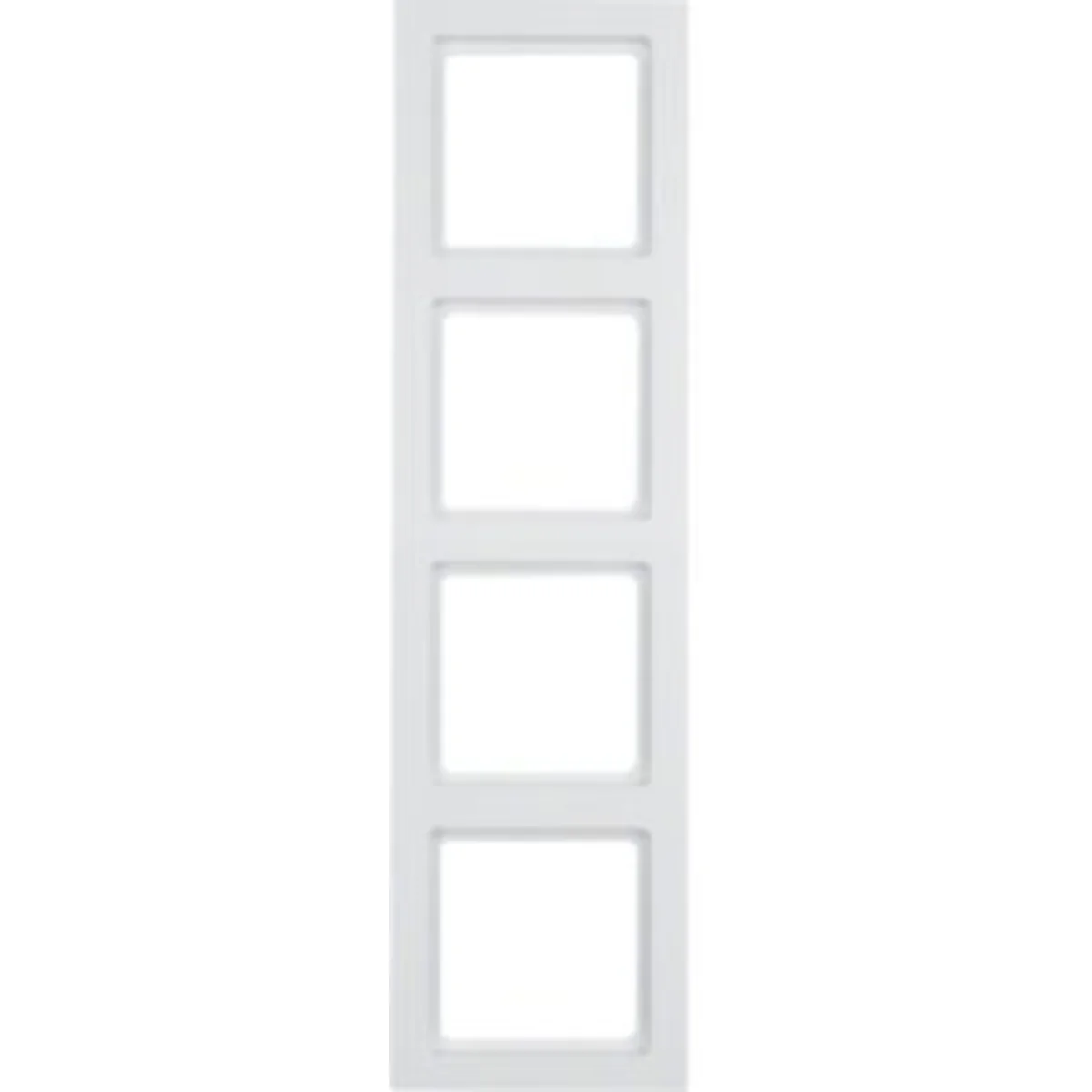 Ramka 4-krotna biały, aksamit, Q.3 10146099 - obrazek 1